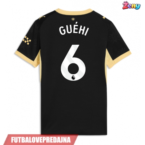 Lacne Ženy Futbalové dres Manchester City Marc Guehi #6 2026-27 Krátky Rukáv - Preč